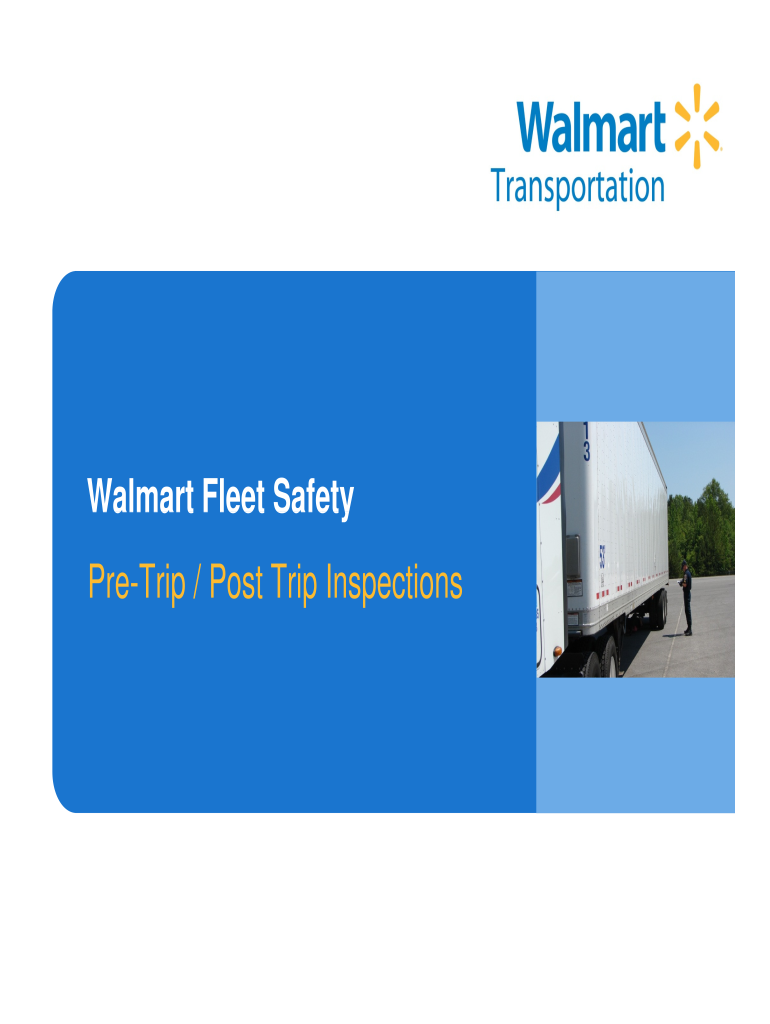 Fmcsa Pre Trip Inspection Checklist PDF  Form