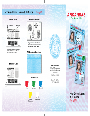Arkansas ID Card Online  Form
