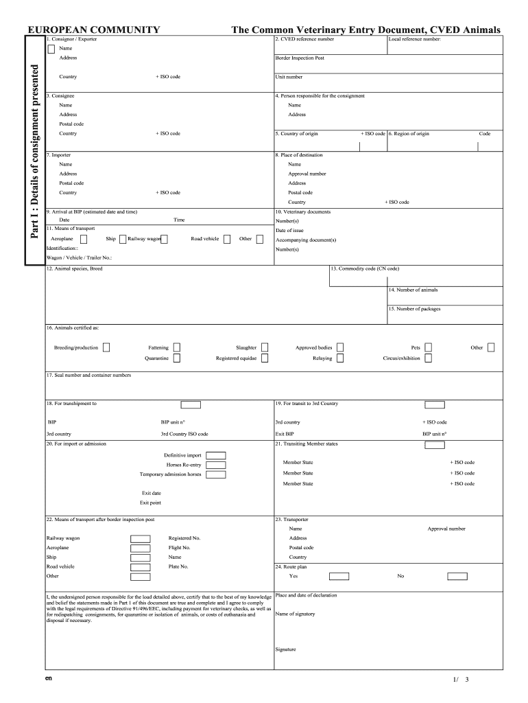 Cved  Form