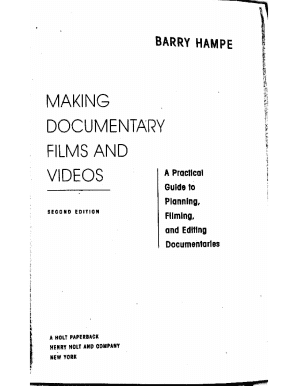 Barry Hampe Documentory PDF  Form