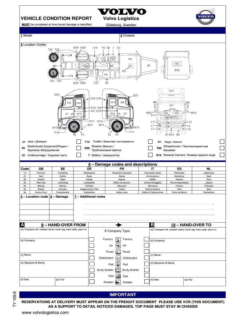 Company Vehicle Reports  Form