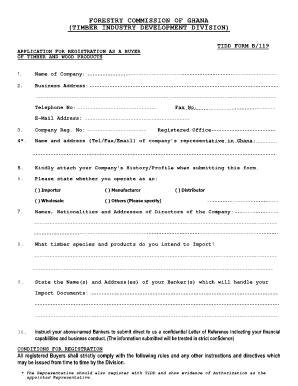 Forestry Form