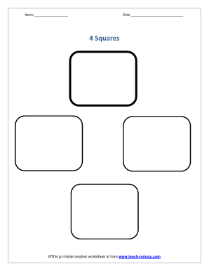 4 Box Graphic Organizer Form - Fill Out and Sign Printable PDF Template