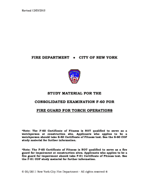 F60 Fdny  Form