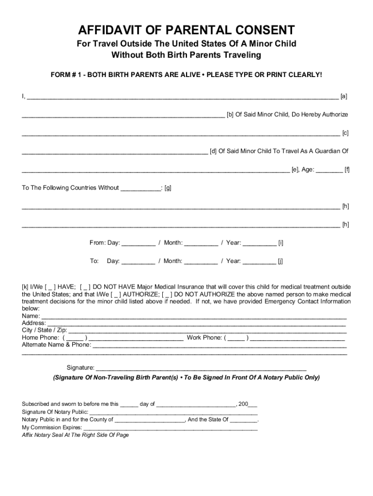 Parental Permission Form