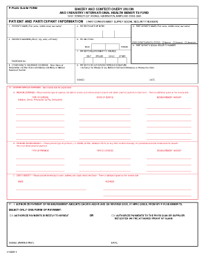 Bctgm Union Benefits  Form