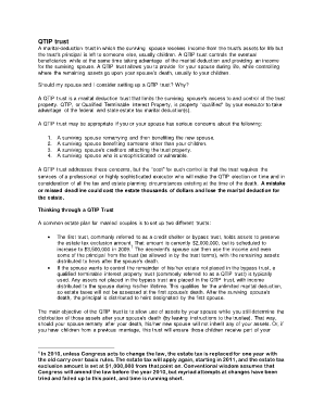 Estate Planning Marital and Non Marital Trusts Investopedia  Form