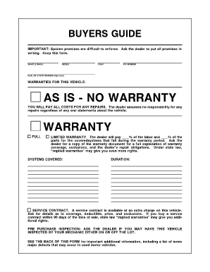 Trade Commission Form