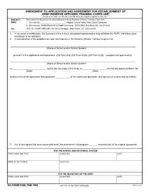 DA FORM 918B, FEB Apd Army