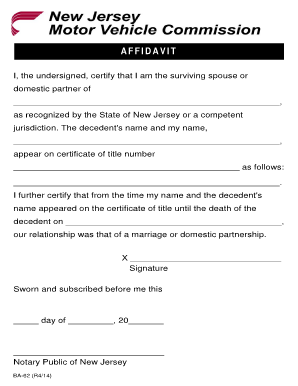 How to Fill Out Form Ba 62