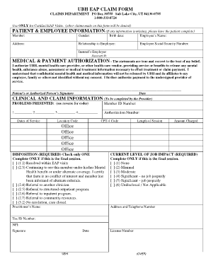 Optum Behavioral Health Claims Address  Form