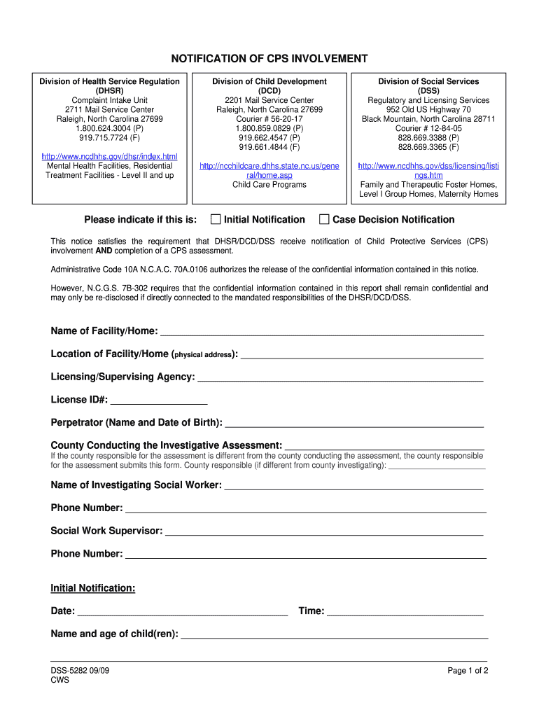 Dss 5282  Form