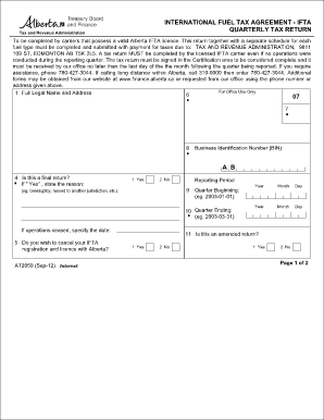 AT2059 Alberta Finance and Enterprise Government of Alberta Finance Alberta  Form