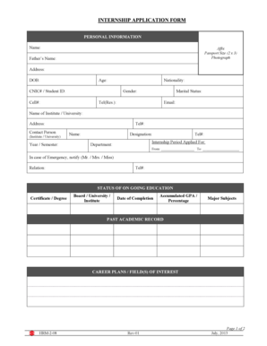 Suzuki Internship  Form