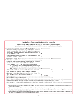 Worksheet 46a Form