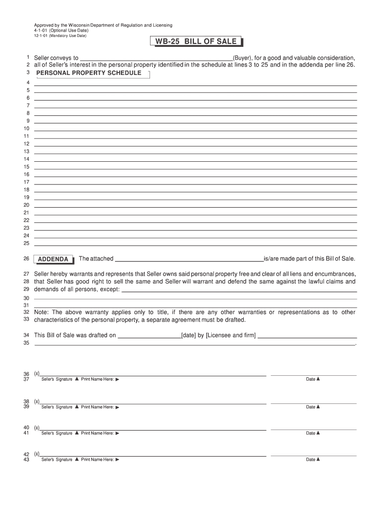 Wb 25  Form