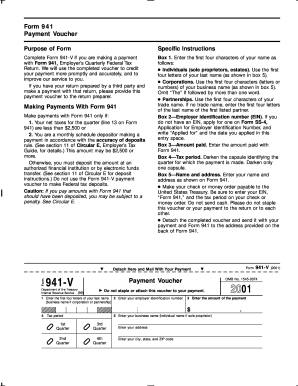 941 V Form - Fill Out and Sign Printable PDF Template | signNow