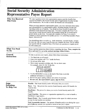 Cial Security Adinistration Representative Payee AZCentral Com  Form