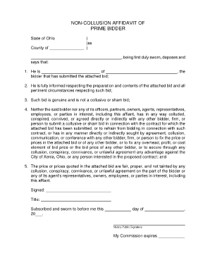 Prime Bidder  Form