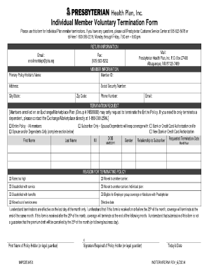 Voluntary Layoff Form