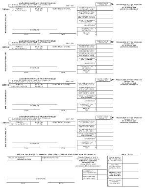 941 501 Quarterly with Instructions City of Jackson, Michigan Cityofjackson  Form