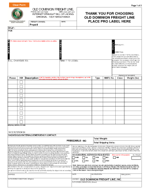 Old Dominion Bol PDF  Form