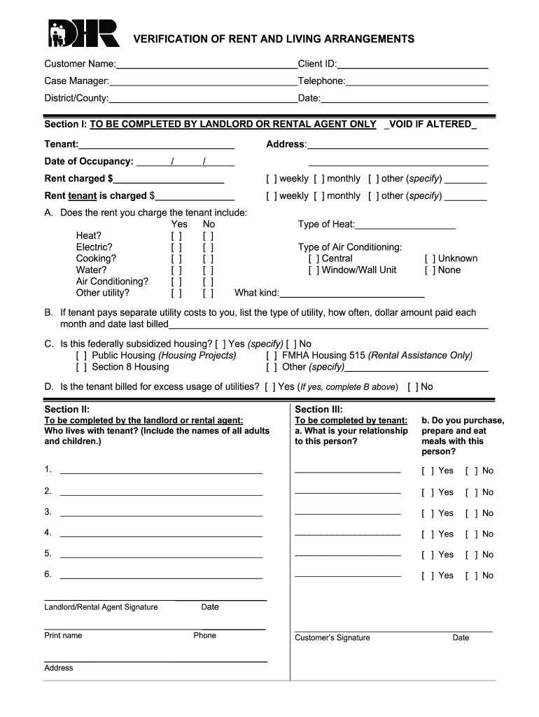 1130 Verf of Rent & Liv#4C DOC  Form