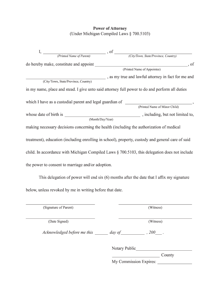 Temporary Legal Guardianship Letter from www.signnow.com