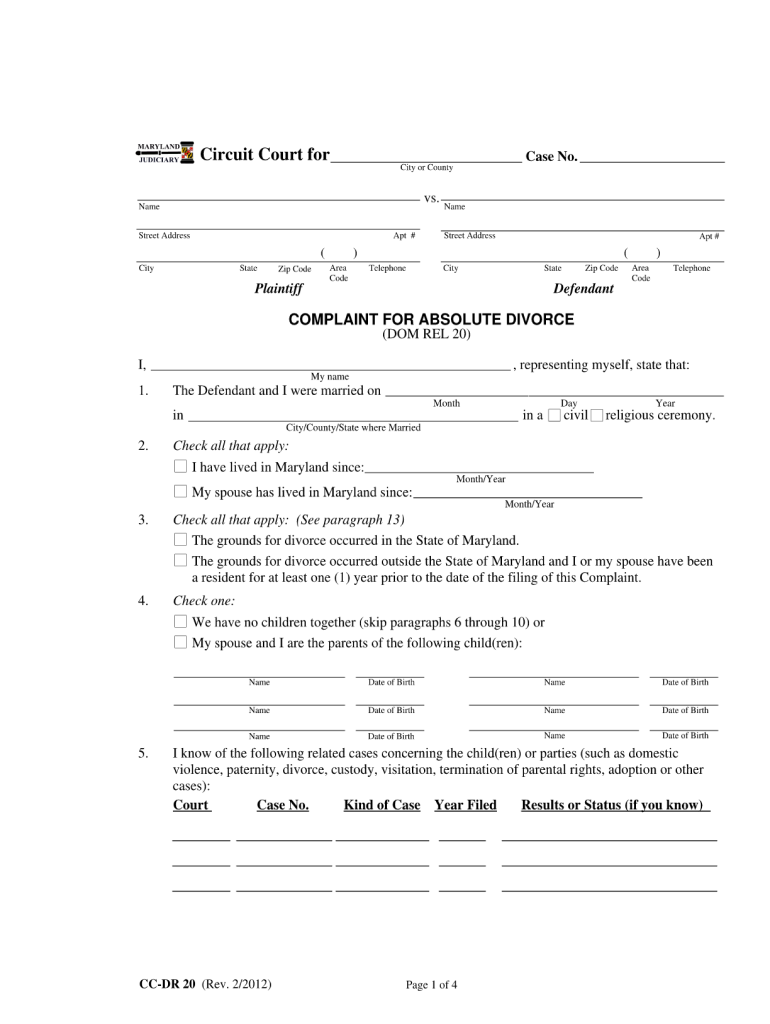 Get and Sign Dom Rel20 Form 2012-2022