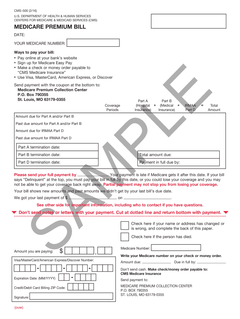 Get and Sign Cms 500 Form