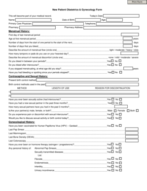 Record Sheet  Form