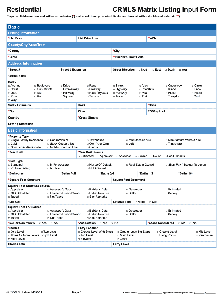  Crmls Matrix 2014-2024