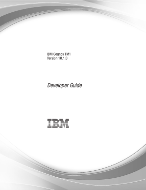 IBM Cognos TM1 Version 10 1 0 Developer Guide  Form
