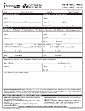 REFERRAL FORM Dom Health