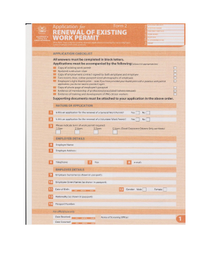 Png Work Permit Application Form