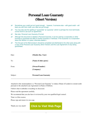 Loan Agreement Contract Template  Form