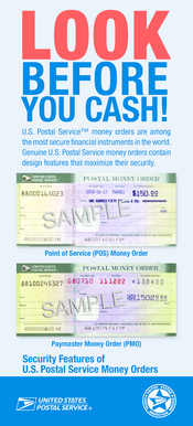 Plaid Pantry Money Order  Form