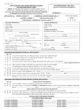 Dl 14a  Form