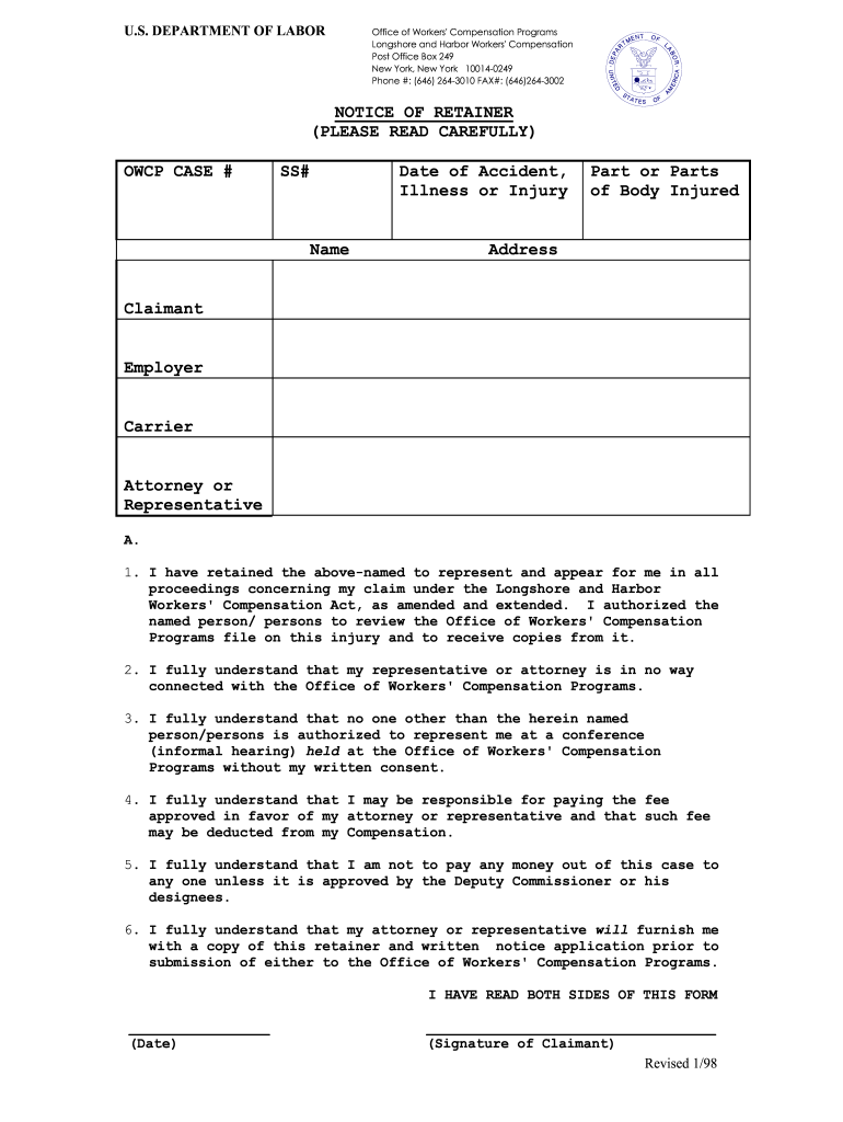 Dept Labour  Form