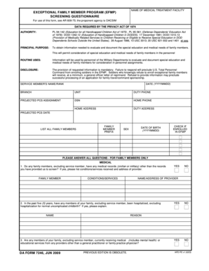 Army Medical Form