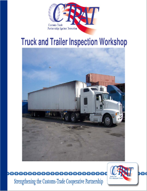C TPAT Truck and Trailer Inspection Joyce Logistics  Form
