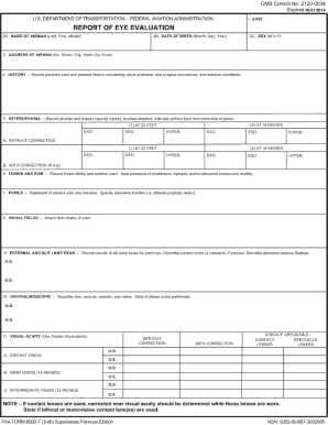 Faa Lasik Form