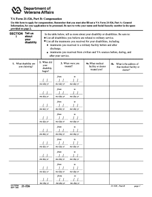 Va Form 21 526