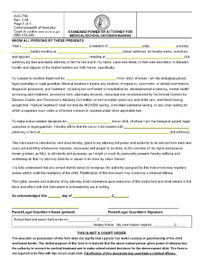 AOC 796 Rev 2 08 Page 1 of 1 Commonwealth of Kentucky Court Jefferson K12 Ky  Form