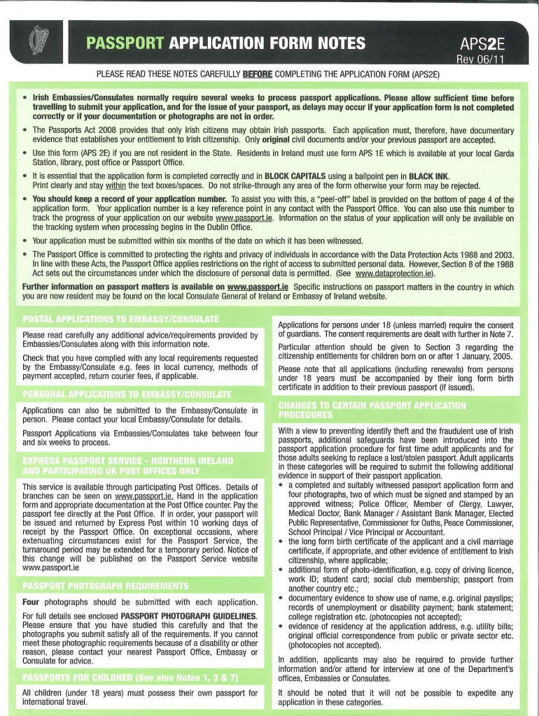  Aps2e Form 2011-2024