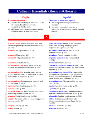 Culinary Essentials Textbook PDF  Form