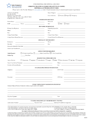 Us Family Health Plan Referral Form