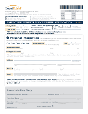 Legalshield Customer Service  Form