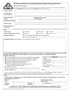  Coc Form Download 2014