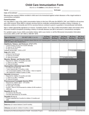  Mn Child Care Form 2013-2024